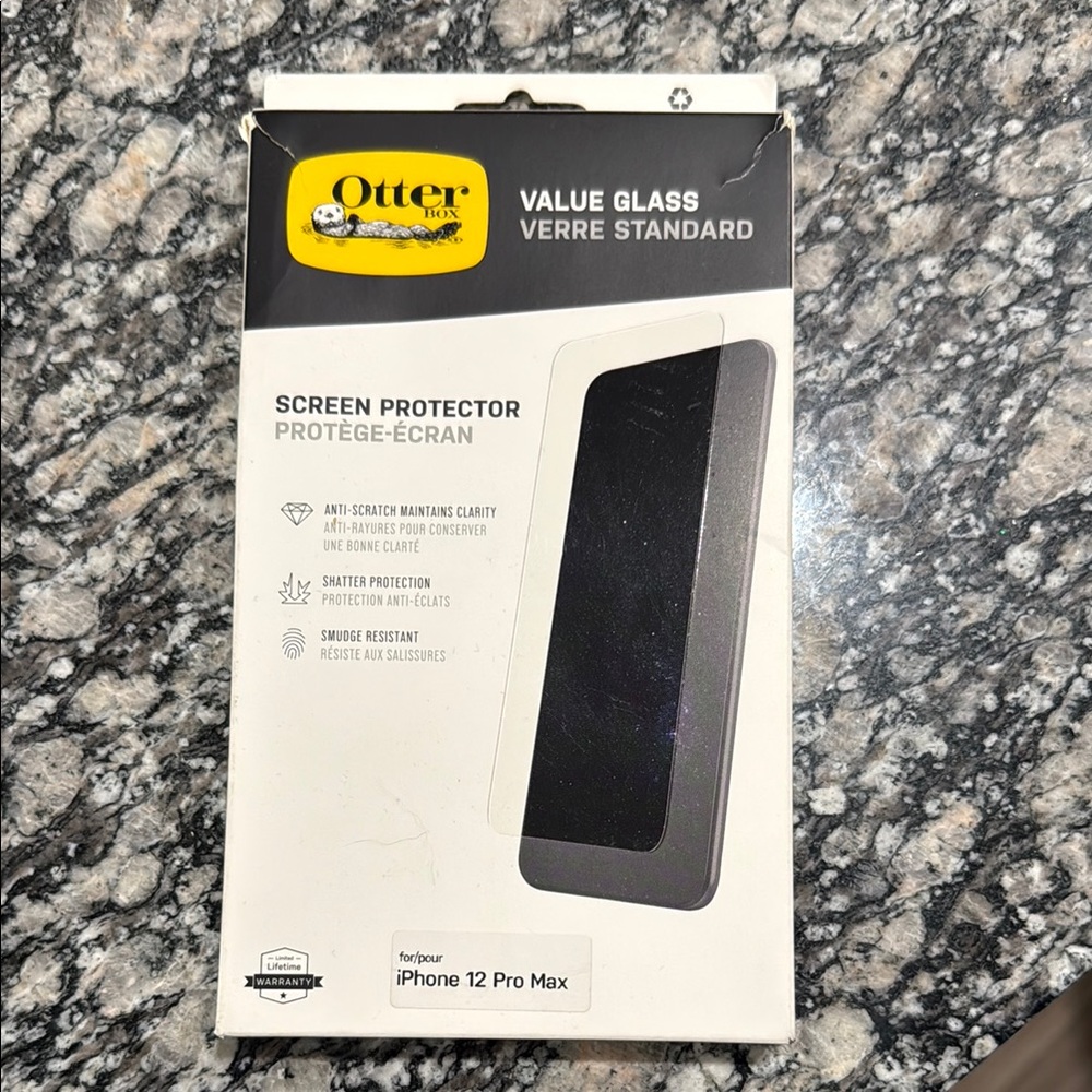 OtterBox Value Glass Screen Protector for iPhone 12 Pro Max
